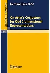 On Artin's Conjecture for Odd 2-dimensional Representations