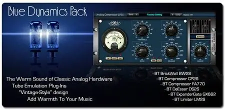 NomadFactory Blue Tubes Dynamics Pack VST\RTAS v3.1