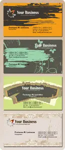 4 photoshop Business Card PSD Templates