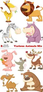 Vectors - Various Animals Mix
