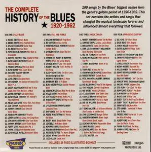 VA - The Complete History Of The Blues 1920-1962 (2015) {4CD Box Set}