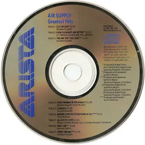 Air Supply - Greatest Hits (1983) CD Release 1984