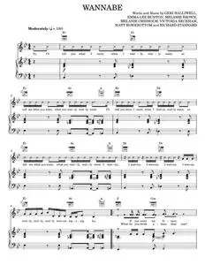 Wannabe - The Spice Girls (Piano-Vocal-Guitar)