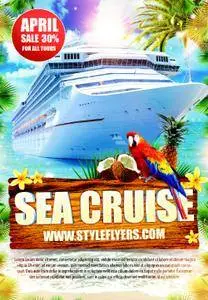 Sea Cruise PSD Flyer Template