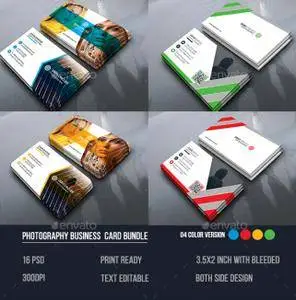 GraphicRiver - Photography Business Card Bundle