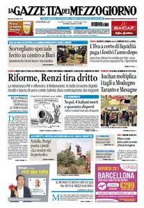 La Gazzetta del Mezzogiorno - 28.04.2015