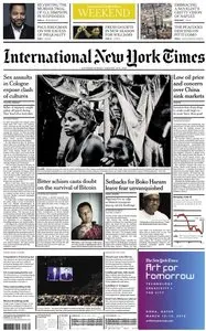 International New York Times - 16 January 2016