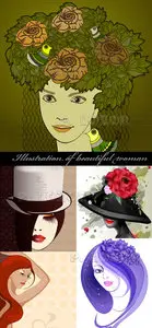 Illustration of beautiful woman