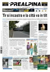 La Prealpina - 25 Novembre 2017