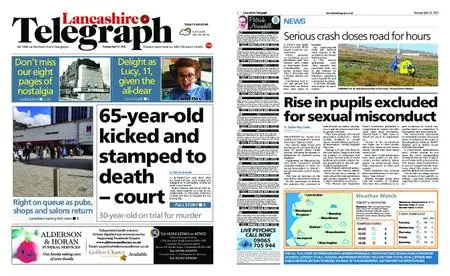 Lancashire Telegraph (Burnley, Pendle, Rossendale) – April 13, 2021