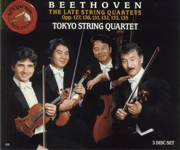 Tokyo String Quartet - Beethoven: The Late String Quartets (3 CDs, 1993)