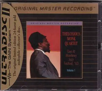 Thelonious Monk Quartet - Live At Monterey Jazz Festival, '63 Volume 1 (1963)
