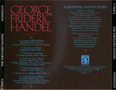 Igor Kipnis ‎– The Virtuoso Handel (1990)