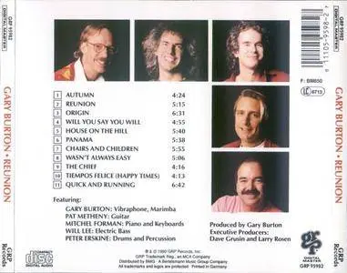 Gary Burton - Reunion (1990) {GRP}