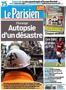 Le Parisien + Cahier Paris du Vendredi 7 Décembre 2012