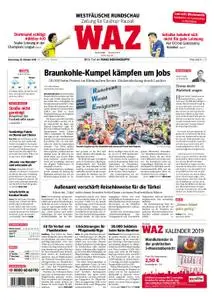 WAZ Westdeutsche Allgemeine Zeitung Castrop-Rauxel - 25. Oktober 2018