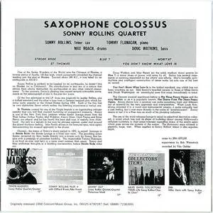 Sonny Rollins - 5 Original Albums with full original artwork (2016) {5CD Set Prestige - originally released 1956}