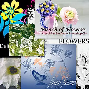 Flower brushes