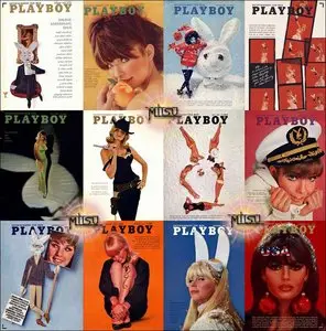 Playboy USA - Full Year 1966 Issues Collection