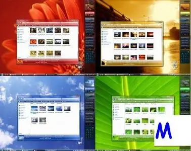 30 Beautiful Vista themes for XP