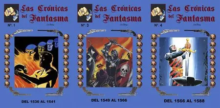 Las Crónicas del Fantasma. Vol.1, Vol.3 y Vol.4