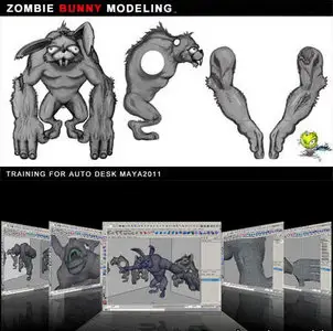 Cgwhat: Zombie Bunny TRAINING FOR AUTO DESK MAY 