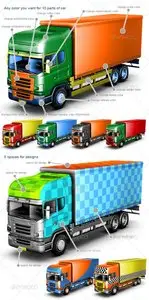 GraphicRiver Truck Mock Up