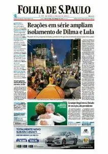 Folha de São Paulo - 18 de março de 2016 - Sexta