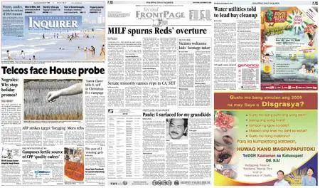 Philippine Daily Inquirer – December 27, 2008