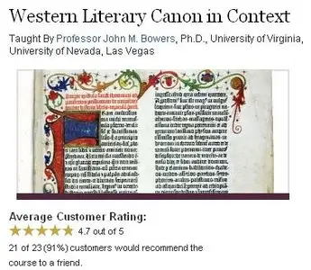 TTC Audio - Western Literary Canon in Context