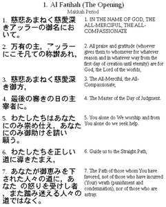 日本語 - 英語 バイリンガルのコーラン翻訳 - Japanese English Bilingual Quran Translation (ePub)