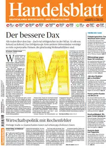 Das Handelsblatt  - Donnerstag, 18 April 2013