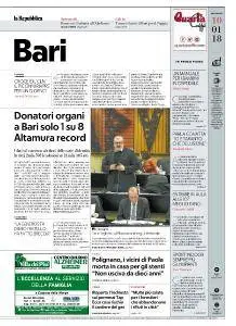 la Repubblica Bari - 10 Gennaio 2018