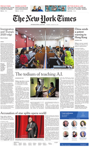 International New York Times - 20 August 2019