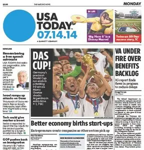 USA Today July 14 2014
