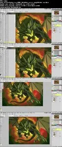 Painting a Dynamic Dragon in Photoshop