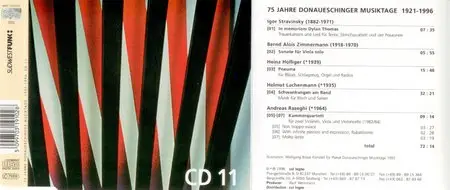 Donaueschingen Festival - 75 Years: 1921-1996 - 12 CD-Box (1996)