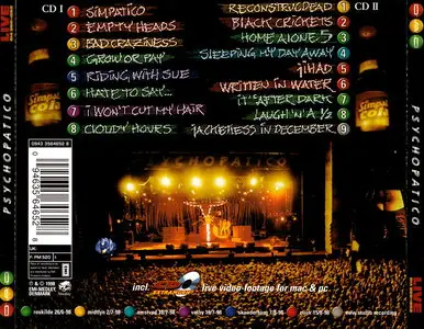 D.A.D. - Psychopatico (Live) (1998) 2CD