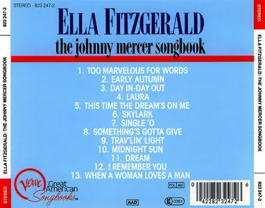 Ella Fitzgerald – The Johnny Mercer Songbook (1964)(Verve - Digitally Remastered By Dennis Drake)