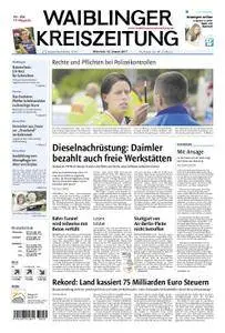 Waiblinger Kreiszeitung - 16. August 2017