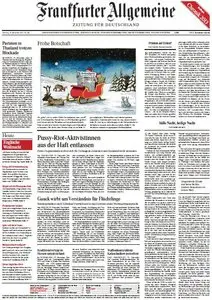 Frankfurter Allgemeine Zeitung vom Dienstag/Mittwoch/Donnerstag, 24./25./26. Dezember 2013