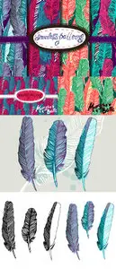 Creativemarket - Feathers set