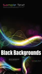 Black Glowing Backgrounds 