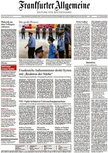 Frankfurter Allgemeine Zeitung vom Freitag, 23. August 2013