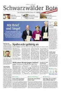 Schwarzwälder Bote Oberndorf - 13. März 2018