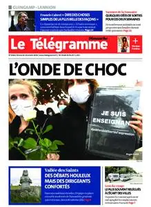 Le Télégramme Guingamp – 18 octobre 2020