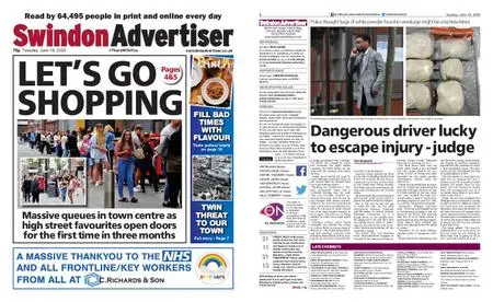 Swindon Advertiser – June 16, 2020
