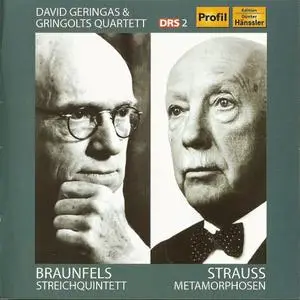 David Geringas & Gringolts Quartet  - Braunfels: String Quintet, Strauss: Metamorphoses (2012)