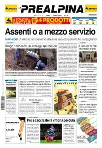 La Prealpina - 11 Gennaio 2020