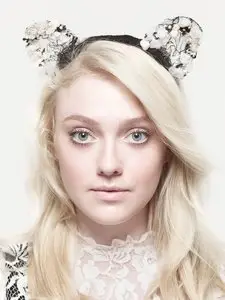 Dakota Fanning by Karen Collins for InStyle UK December 2012